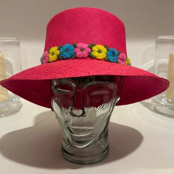 Vintage | Accessories | Vintage Adolfo Ii Hot Pink Hat With  display picture 2